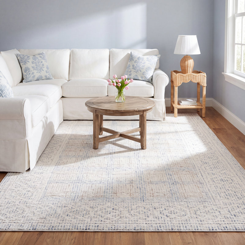 Stratford Geometric Hand-Tufted Wool Area Rug, Rectangle 8' x 10'