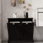 Armoire de trieur de linge durable et élégante avec deux compartiments pour une organisation efficace et un design moderne-1904959579