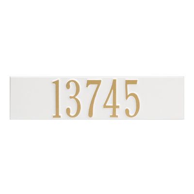 Enseigne de boîte aux lettres Colonial
