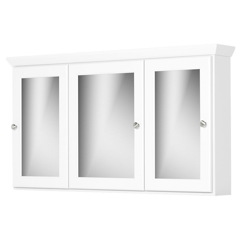 Armoire à pharmacie à fixation murale Simplicity, Blanc satiné