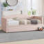 Lit de jour en velours avec couchette extensible-365189272