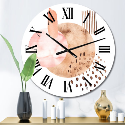 Horloge murale surdimensionnée