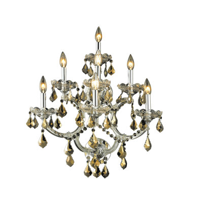 Lampe murale bougie 7 lumières Traver