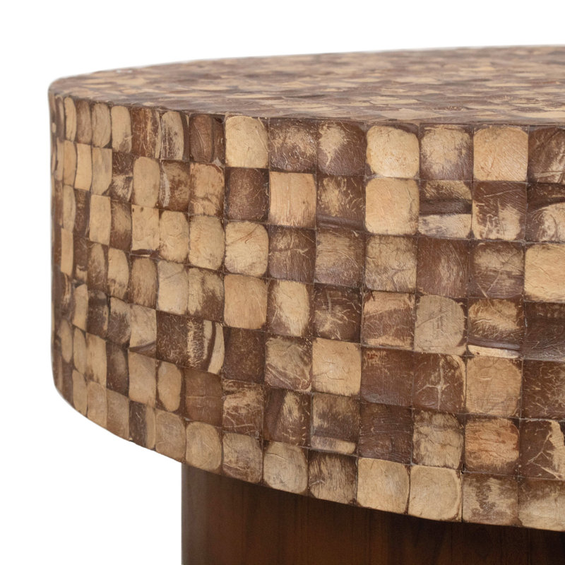 Table basse Abbie, Brun