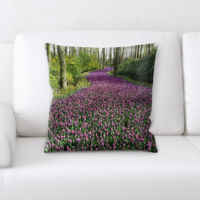 Microsuede Reversible Throw Pillow