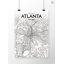 Atlanta City Map - No Frame Print-1846642971