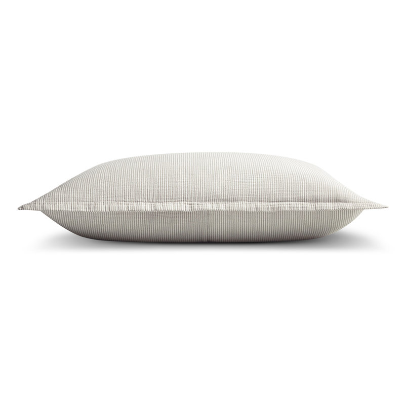 Kimball Duvet Cover Set, Charcoal/White, King Duvet Cover + 2 King Shams