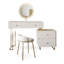 Makeup Vanity with Light mirror,4 drawers,Power Outlet