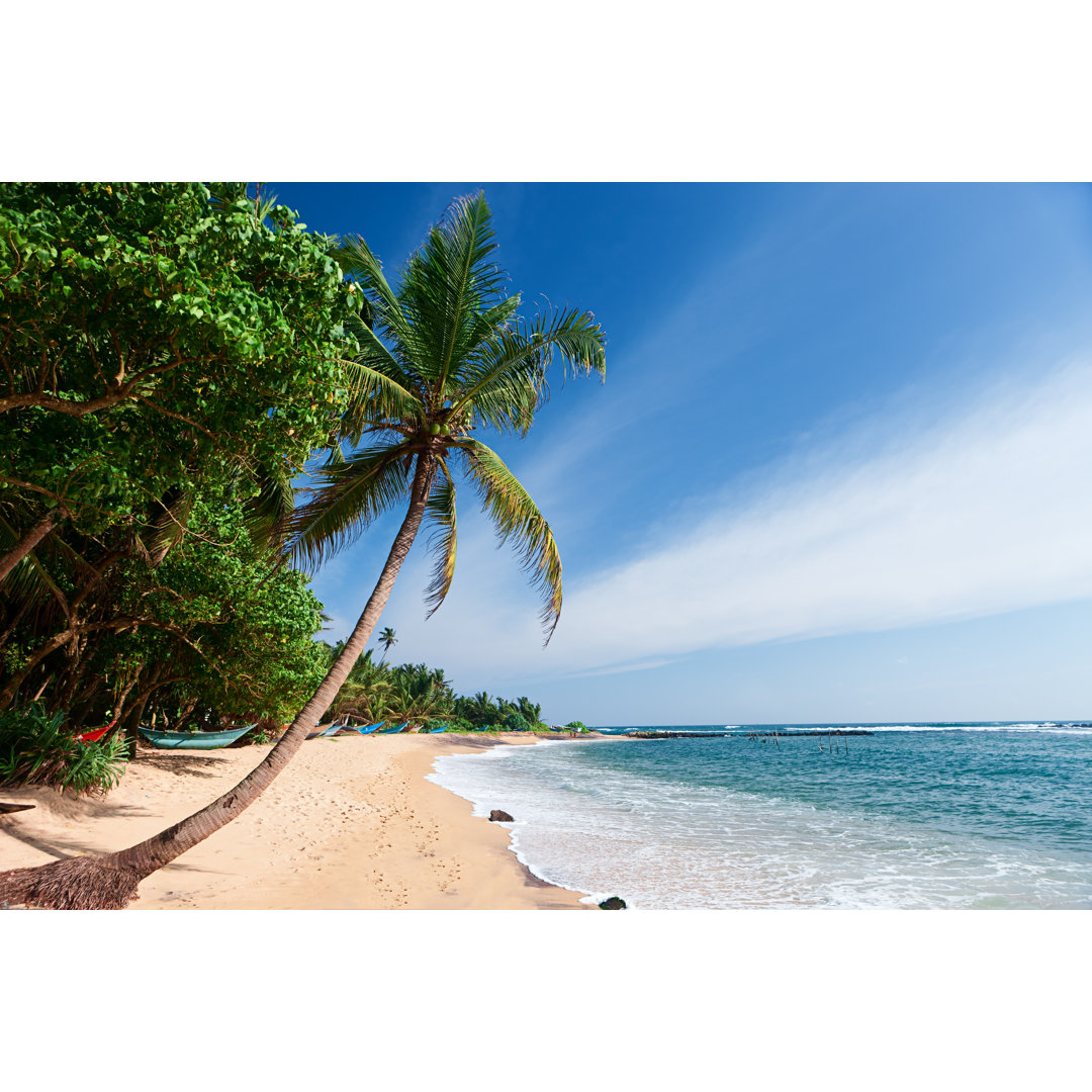 Paradies - Tropischer Strand, Sri Lanka von Hadynyah - Kunstdrucke ohne Rahmen auf Leinwand