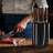 Magnetic Knife Wooden Block 360 Rotatable-125504590