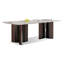 Rectangular marble dining table-743069307