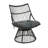 CHAIR & SIDE TABLE