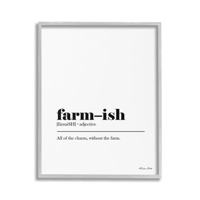 «Farm-ish», définition giclée amusante par Susan Ball