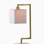 9x14.3x25.2" Metal Table Lamp