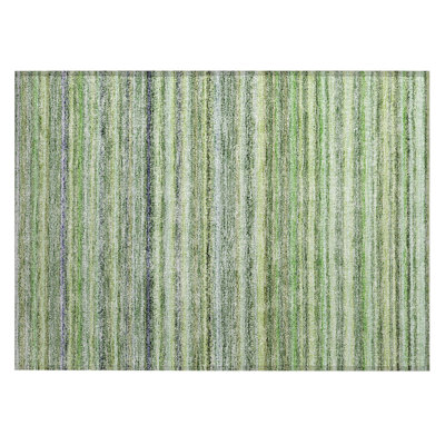Aurelien Washable Striped Indoor / Outdoor Rug