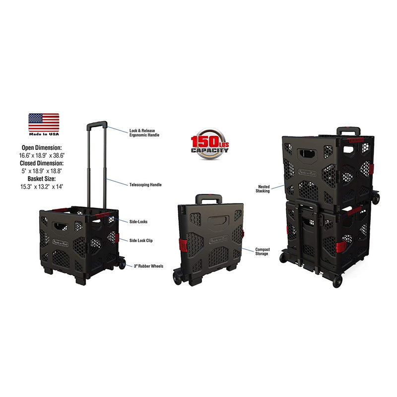 150 Lb. Capacity Foldable Tilt Truck