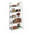 Keedy 59" H 5-Tier Wood and Metal Ladder Bookcase -1265387056