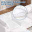Canapé modulaire surdimensionné en forme de L en forme de L surdimensionné de 120 po, canapé en bois massif avec repose-pieds et housse amovible lavable