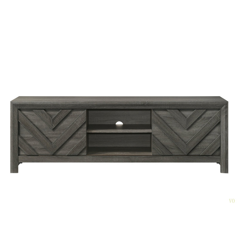 Meuble télé 1pc, Gris foncé