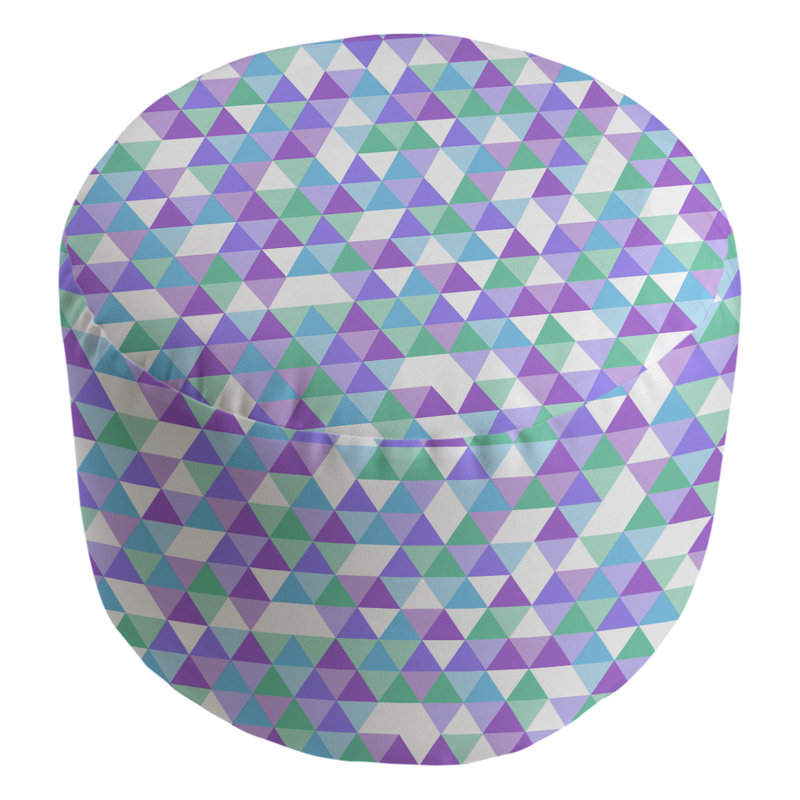 Repose-pieds Avicia, Mauve / beige / fougère