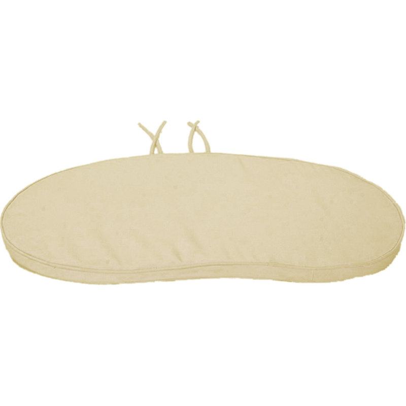 Outdoor 3'' Bench Chair Pad, Beige