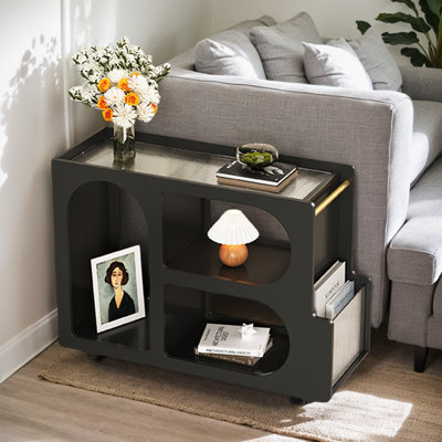End Table With Wheels
