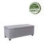 Banc de rangement rembourré en tissu Bacca-134365401
