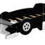 Lit plateforme simple avec roulettes