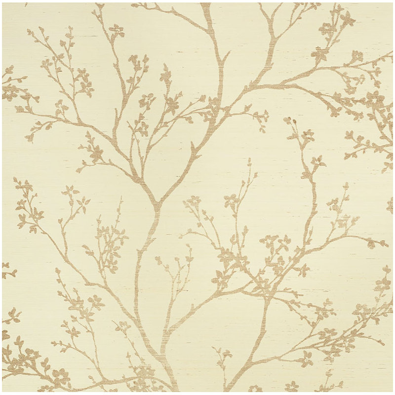 Twiggy Sisal Wallpaper, Gold/Ivory
