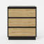 Table de chevet 23,6 po avec 3 tiroirs - Table de chevet moderne