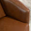 Fauteuil demi-tonneau rembourré pivotant avec rangement-1975871540