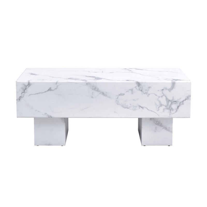 Brooksburg Single Coffee Table, White Duplicate