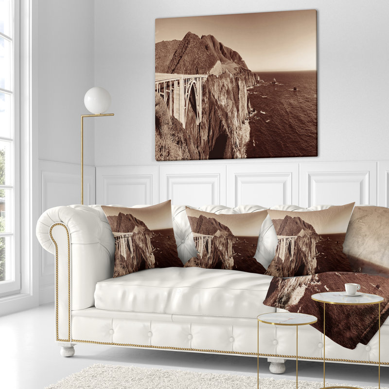 Landscape Throw Pillow, 16" x 16", Throw Pillow