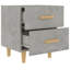 Jahleya 2 Drawer Bedside Table-122938571
