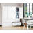 Metal Storage Cabinets-2 Drawers With Lock And Adjustable Shelves-hang Legal/letter/a4/f4g File Cabinet-502115035