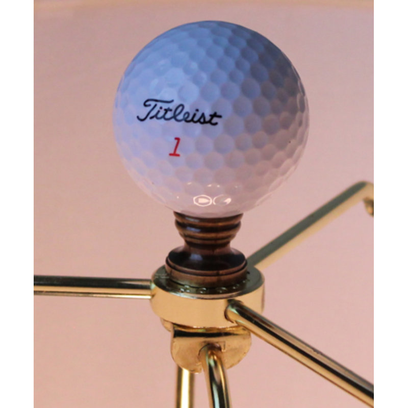 Faîteau de lampe boule de golf