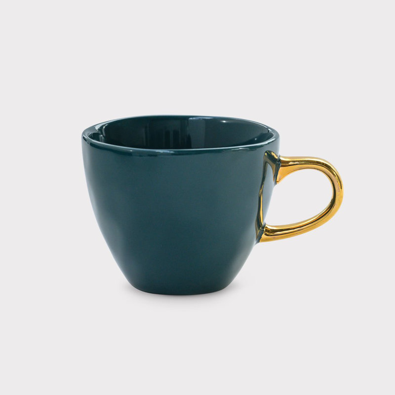 Good Good Cup Mini - noir, Bleu/doré
