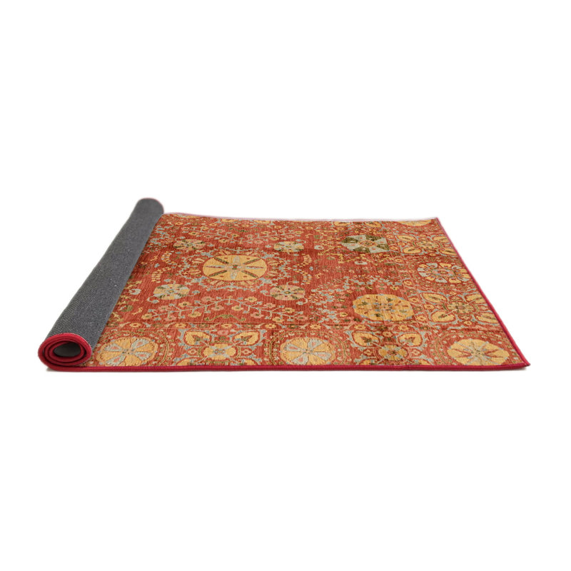 Abstract Indoor Rug, Round 4'