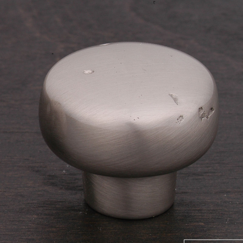 CK Series 1 3/8" Diameter Mushroom Knob, Satin Nickel (Pewter)