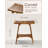 Teak Shower Bench For Inside Shower - 450lbs Capacity Wooden Shower Stool Benches Waterproof For Shaving Legs