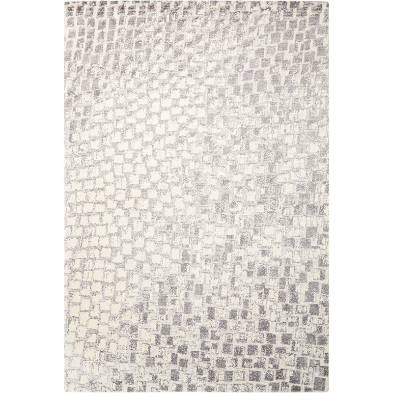 Tapis en laine Baronets / crème Luxcelle, Rectangle 7 pi 9 po x 9 pi 9 po