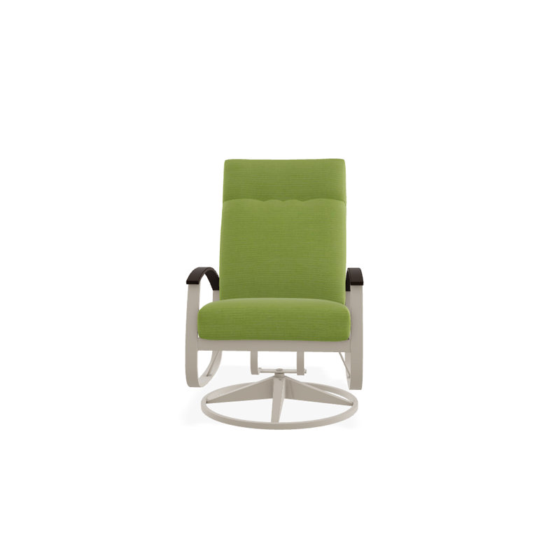 Belle Isle Outdoor Swivel Lounge Chair, Textured Kona, Yellow 43A, Kona P10