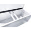 Classeur à 4 tiroirs en métal blanc, classeur verrouillable pour le bureau à domicile, rangements de tailles variées et verrous modernes fonctionnels de format légal / lettre / A4 / F4, rangement sécuritaire-1742022096