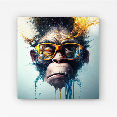 Monkey - Wrapped Canvas Print