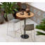 Go Outdoor Round Teak Bar Table