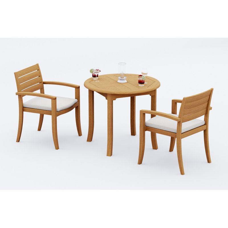Ensemble de table d'extérieur Alvarado, 2, H 30,5 po x l 36 po x P 36 po