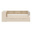 Lit plateforme en bois avec tablettes de rangement, tiroirs, station de charge et tête de lit tapissier-1429394908-1429394909