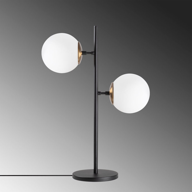 Lampe Chamond, Noir, Blanc