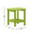 Balasi All-Weather Poly Resin Adirondack Side Table - Patio Table-987052210