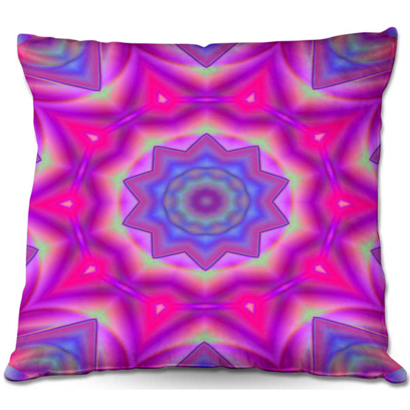 Reversible Throw Pillow, 16" x 16"